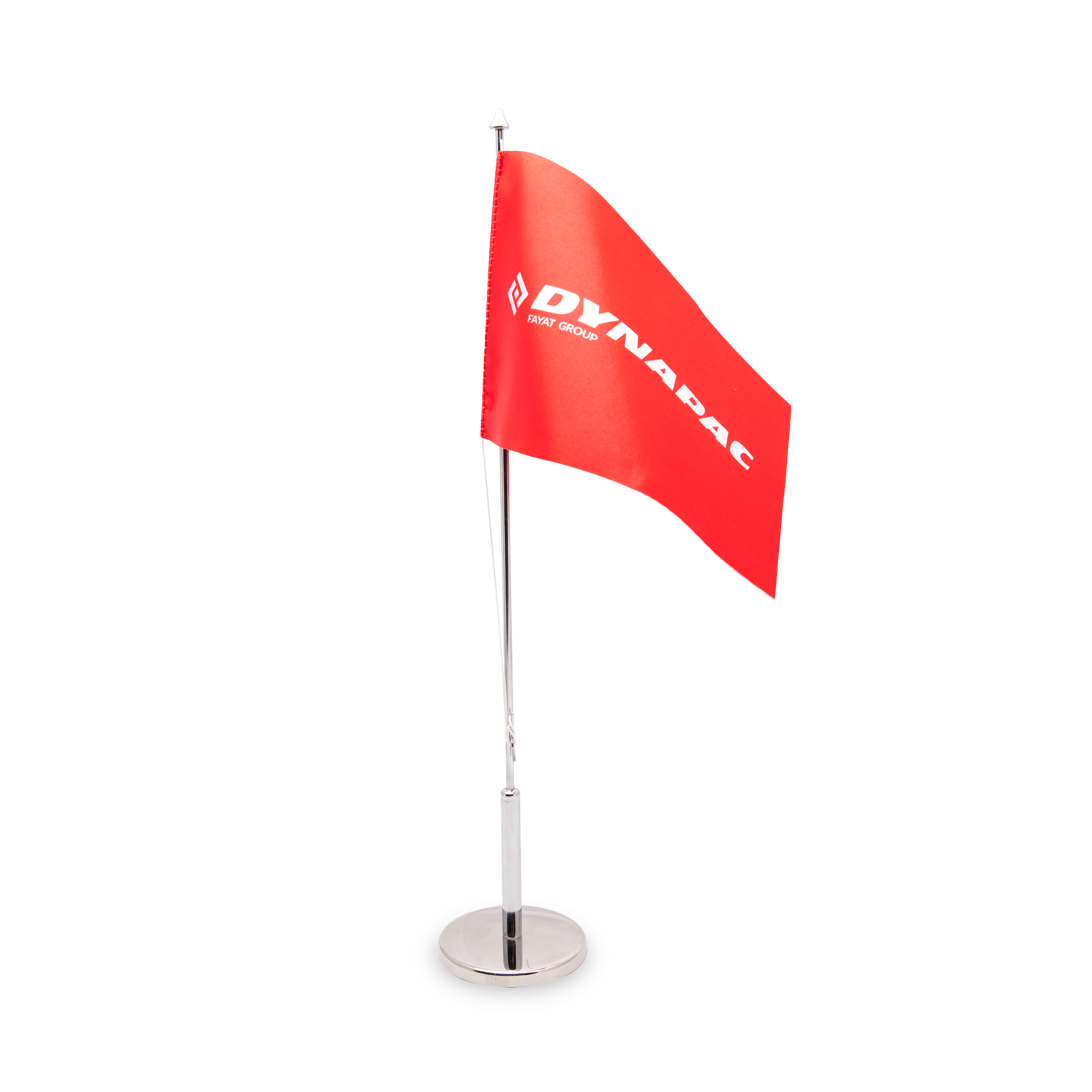 red dynapac table flag