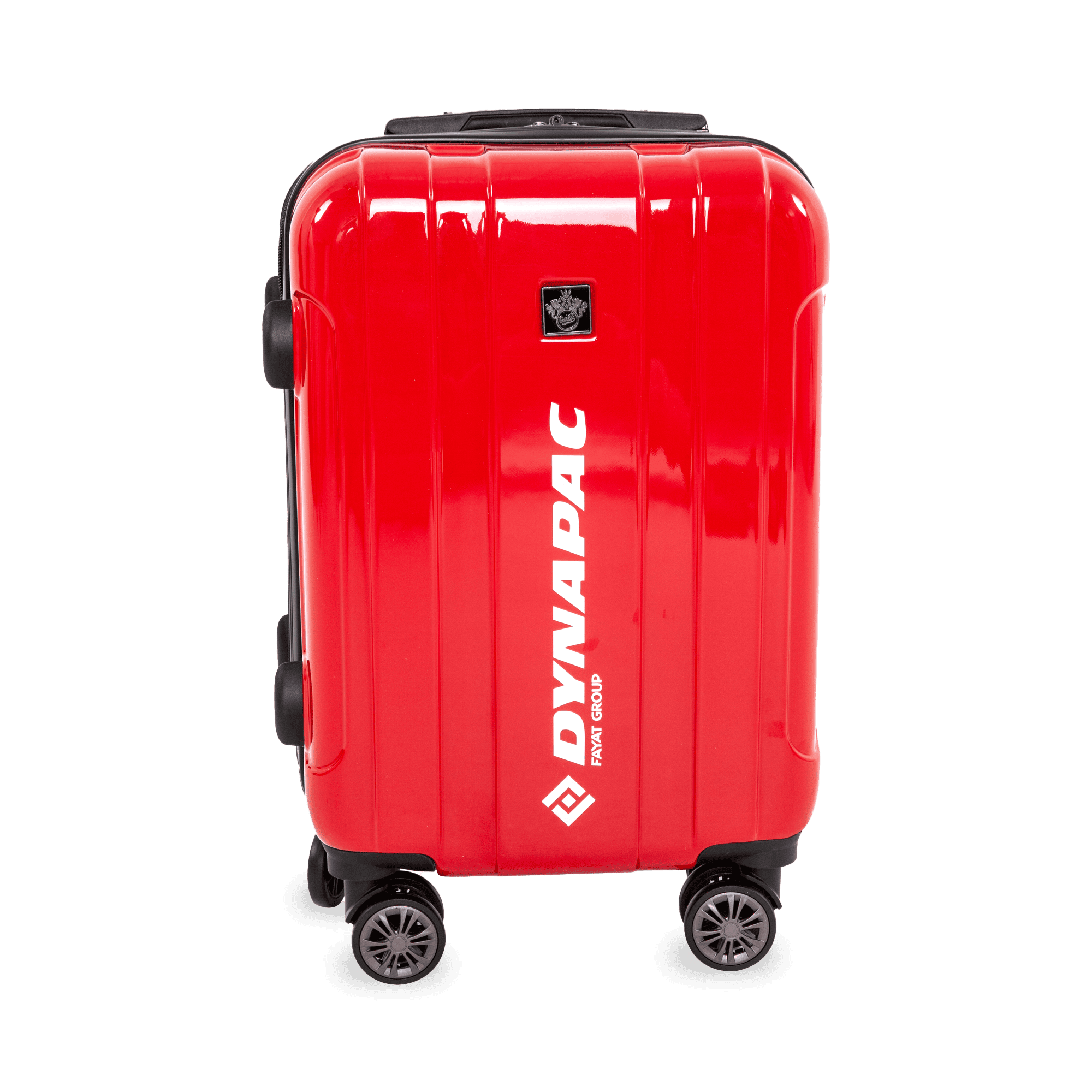 Red dynapac cabin trolley