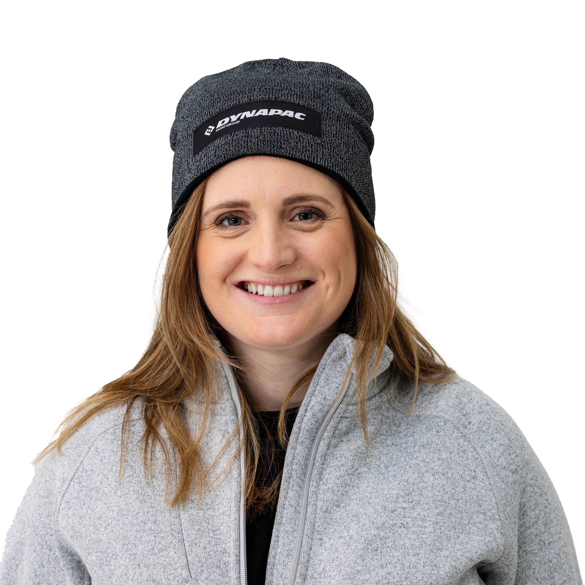 Dynapac reflective beanie with white logo