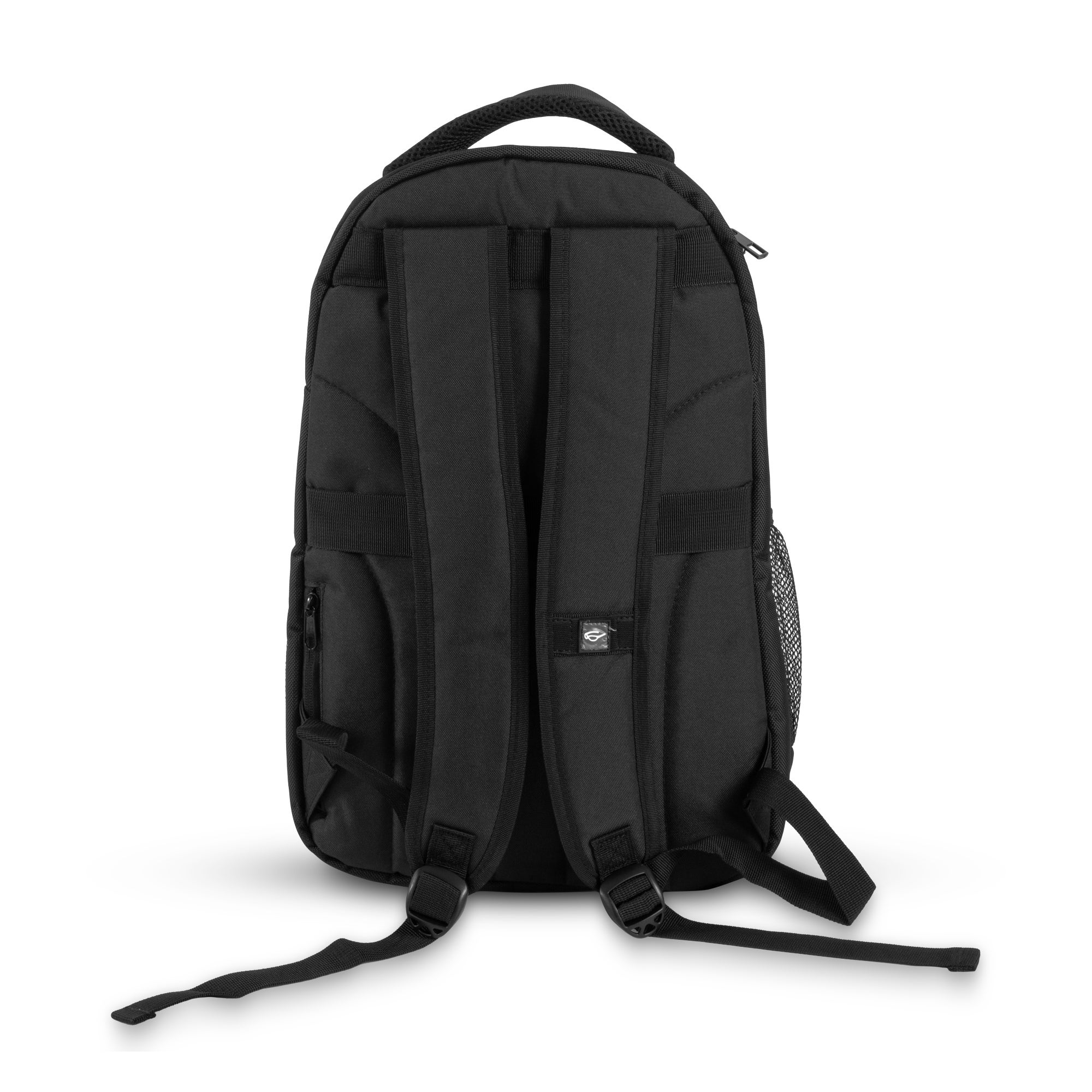 black dynapac backpack with white logo