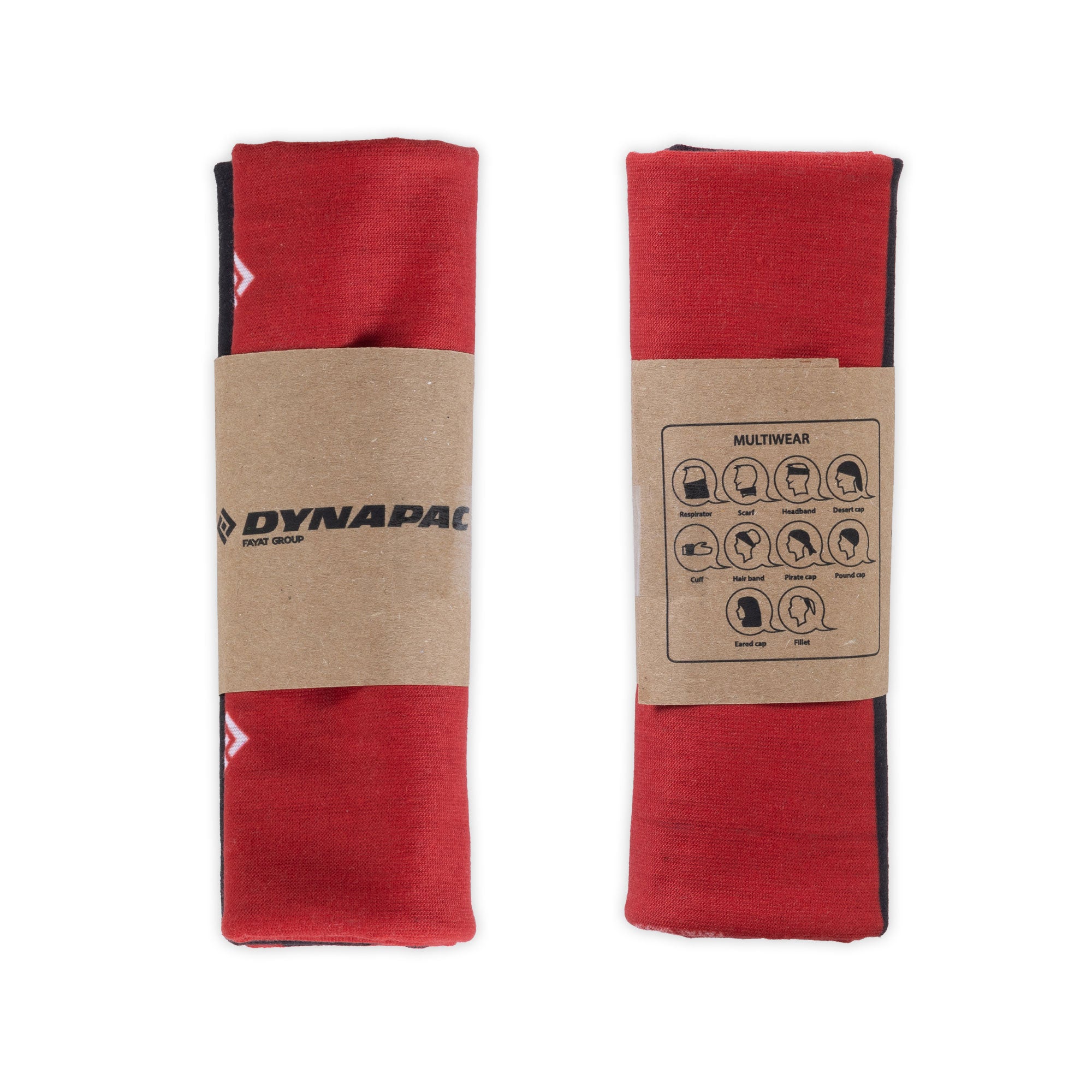 red and black multiwear with white dynapac logos folded